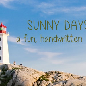 Sunny Days Font