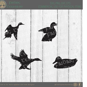 Duck Silhouette Bundle *SVG,PNG&MORE*