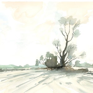 Original Watercolour Landscape Painting