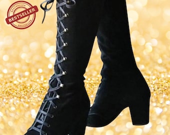 tall lace up hunting boots