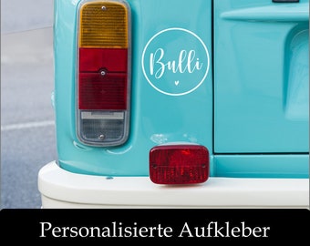 Personalisierte Aufkleber - Van/Camper/Wohnwagen/Wohnmobil