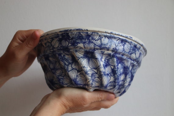 Gugelhupfform, Backform aus Keramik Flowers, 20 cm