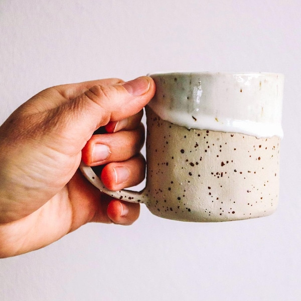 PUR mug with handle, various sizes and 27 colors to choose from, stoneware ceramic, teacup, coffee mug