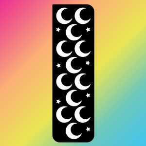 12 Pan Moon Makeup Swatch Schablone