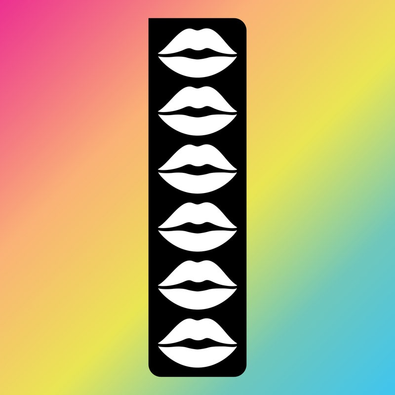 Makeup Swatch Stencil - Etsy