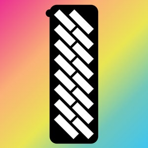 16 Pan Geometrisches Muster Makeup Swatch Stencil Sticker