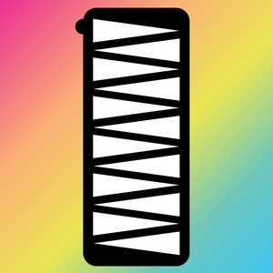 12 Dreiecke Makeup Swatch Stencil Sticker