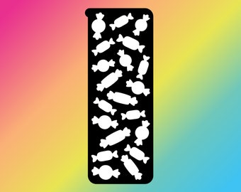 20 adesivi stencil per campioni di trucco Pan Candy