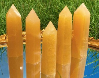 Orange Calcite Tower