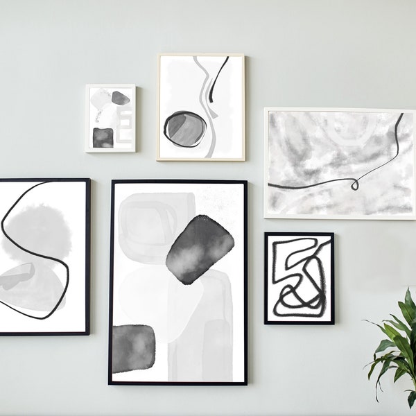 Grey Wall Art Etsy UK