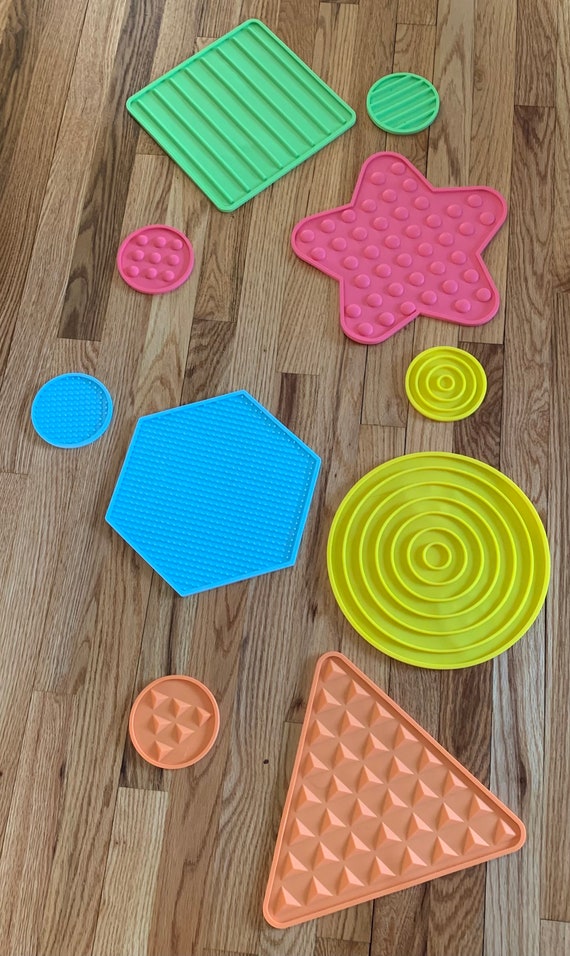Bests Sensorisches Spielzeug für Kinder, mit verschiedenen Texturen und  Formen 10 Stück - .de