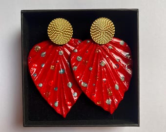 PENDIENTES DIAMANTE LIVIANOS Originales Piezas Únicas Asimétricos Hecho a mano Pieza de Arte Exclusivos Pendientes Regalo mujer único.