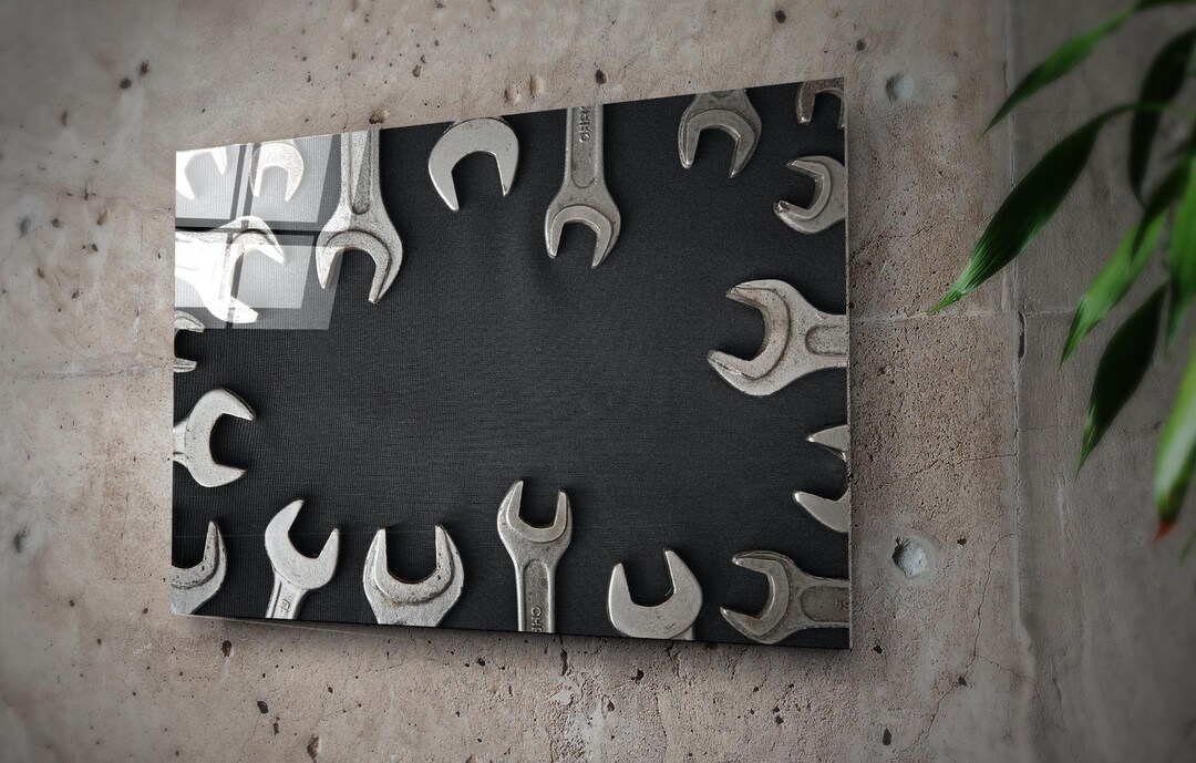 Wrenches Wall Art Auto Repair Shop Decor Mechanic Gift Etsy