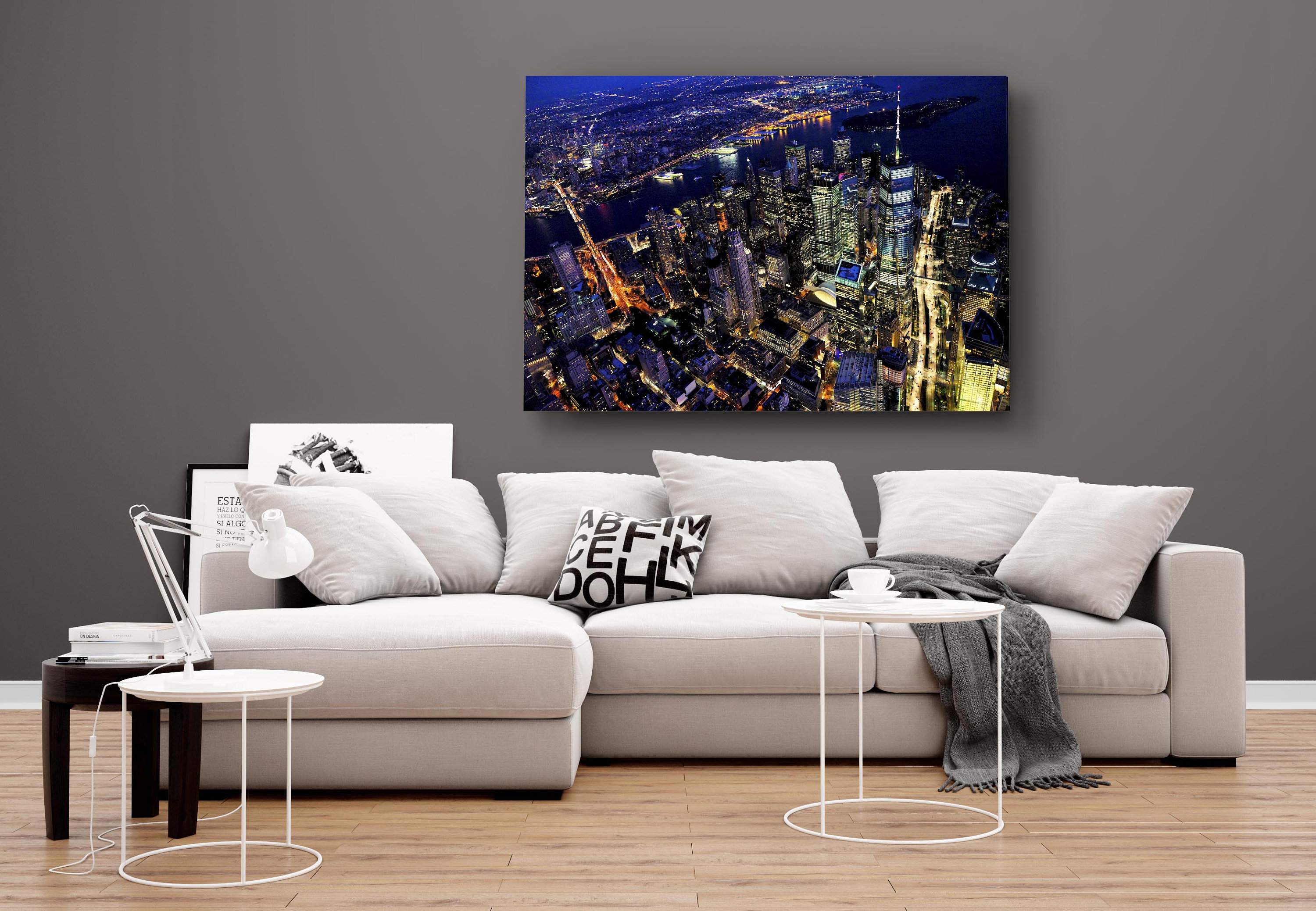 New York City Glass Wall Art Town Cityscape Skyline Landscape Etsy