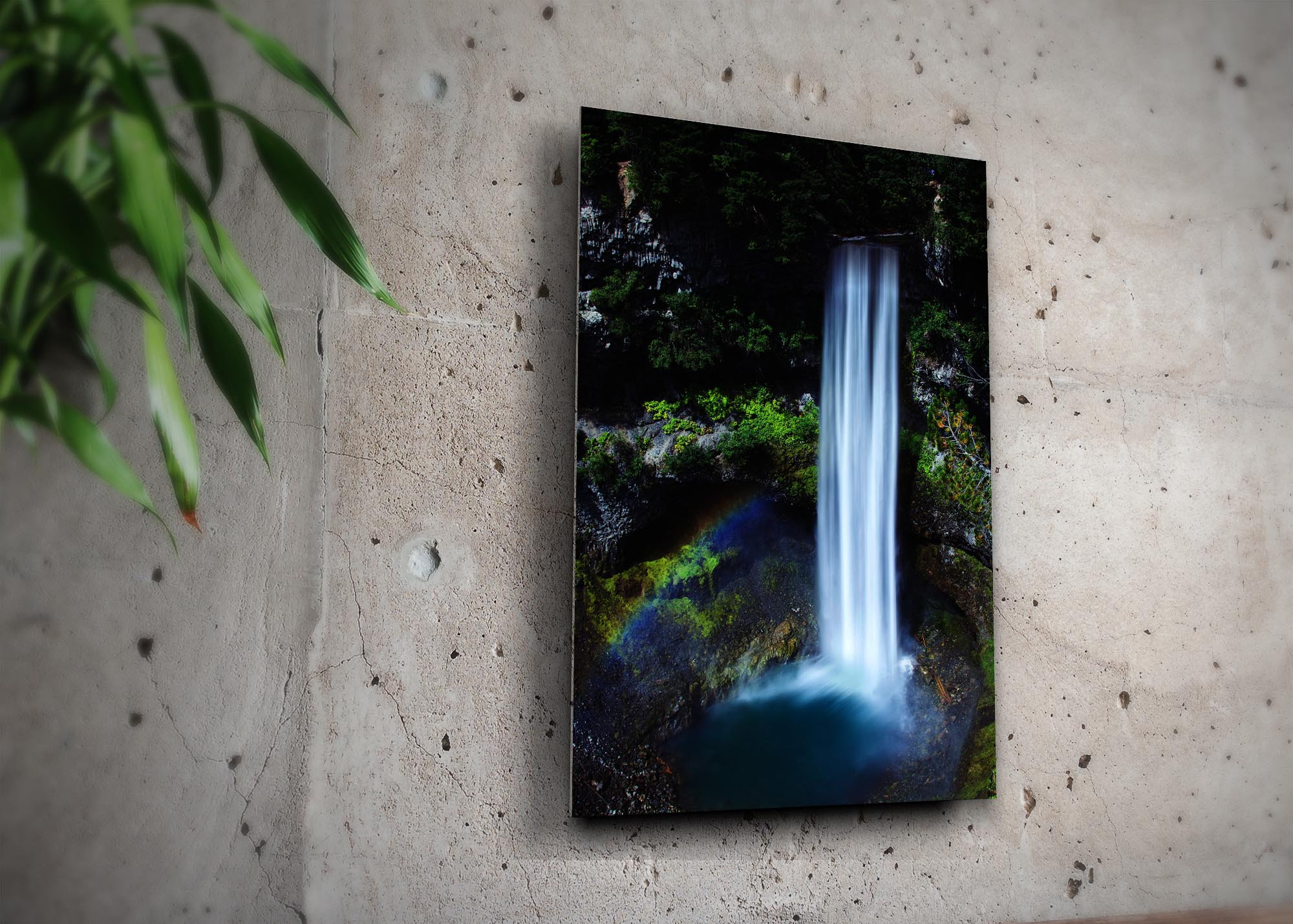 Smooth Waterfall Wall Art Canadian Landscape Outdoors Etsy