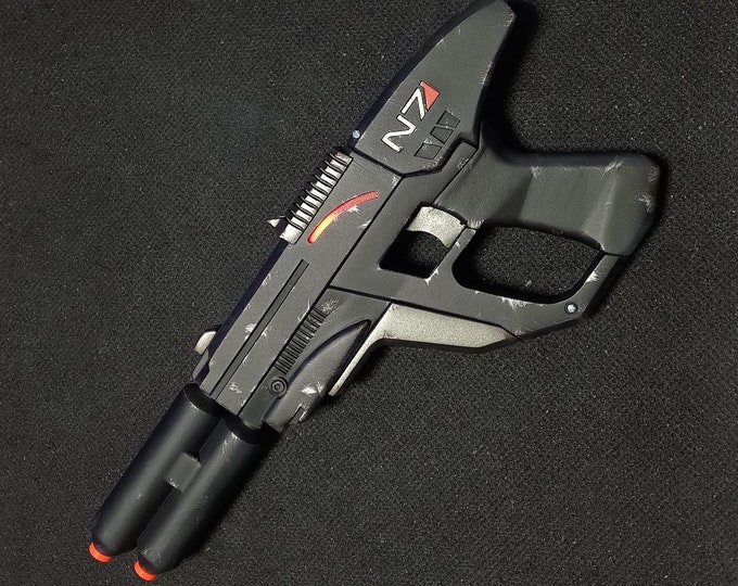 Mass Effect 5 teaser trailer Pistol with LEDs and moving trigger