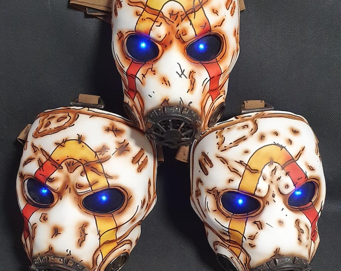 Psycho mask from Borderlands 3 with LEDs