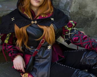 Anna Henrietta's handgenaaide volledige cosplaykostuum uit de uitbreiding The Witcher 3 Blood and Wine