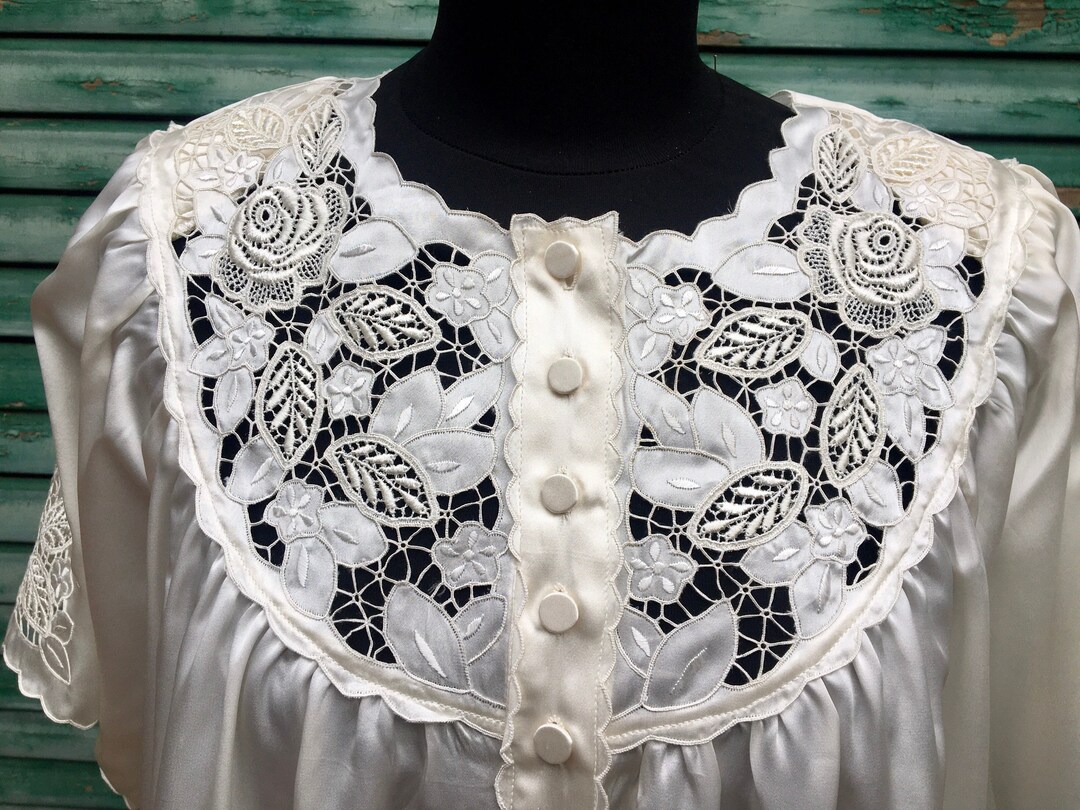 Italian Pure Silk Women's Nightgown 100 Silk Etsy