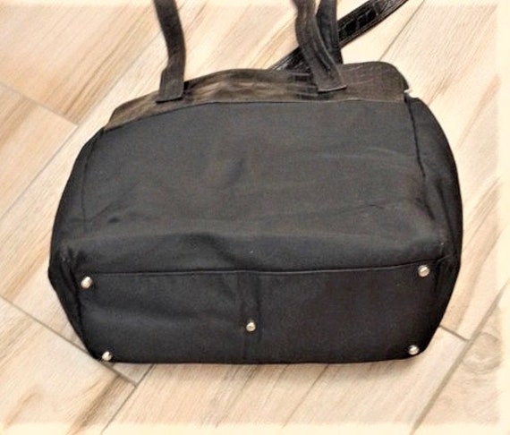 Authentic GIANNI VERSACE 80s shoulder bag - Black… - image 3