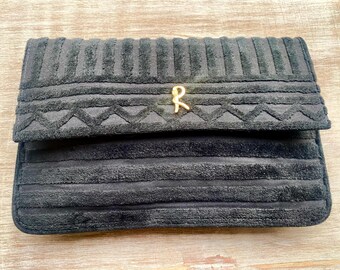 ROBERTA bag by CAMERINO - CLUTCH - 60s Roberta bag - Velvet bag - Gold evening bag - Jewel bag - Vintage bag Italy