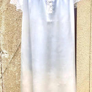 Women&#39;s pure Italian silk nightgown - 100% silk - Women&#39;s underwear - Women&#39;s silk clothing - Bridal nightgown - Pure silk lingerie - Italy