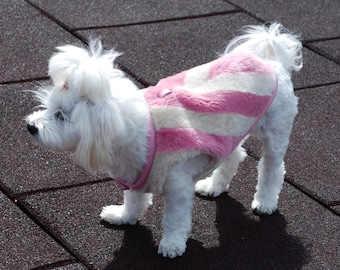 Abrigo de piel de oveja de invierno de doble cara para perros ANDROMEDA / ABRIGOS PARA PERROS, Ropa para mascotas, fabuloso abrigo para mascotas