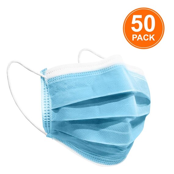 100 PCS Face Mask 3 Ply Earloop Disposable Non Medical Surgical Mouth Cover Mask 100 PCS Face Mask 3 Ply Earloop Disposable Non Medical Surgical Mouth Cover Mask
