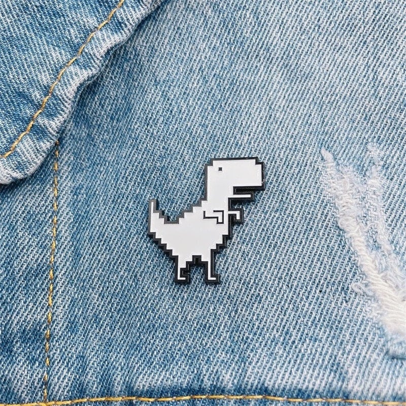 google chrome dino game (9) Pin for Sale by cyphyurrr
