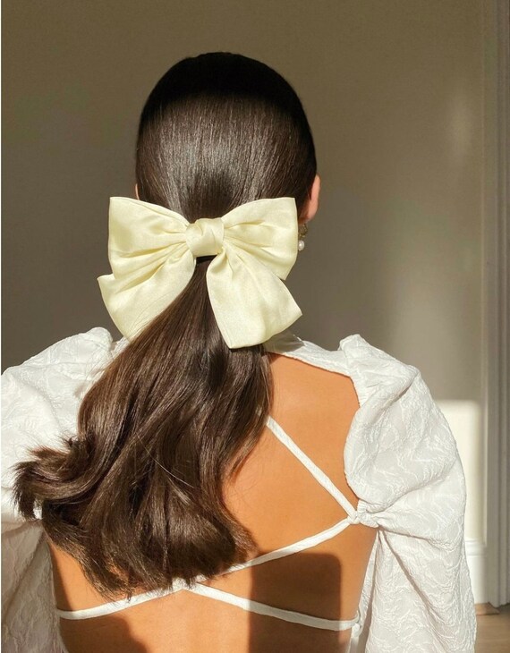 Hair Clips Hair Accessories Hair Clips Uk Satin Hair Bow Etsy UK