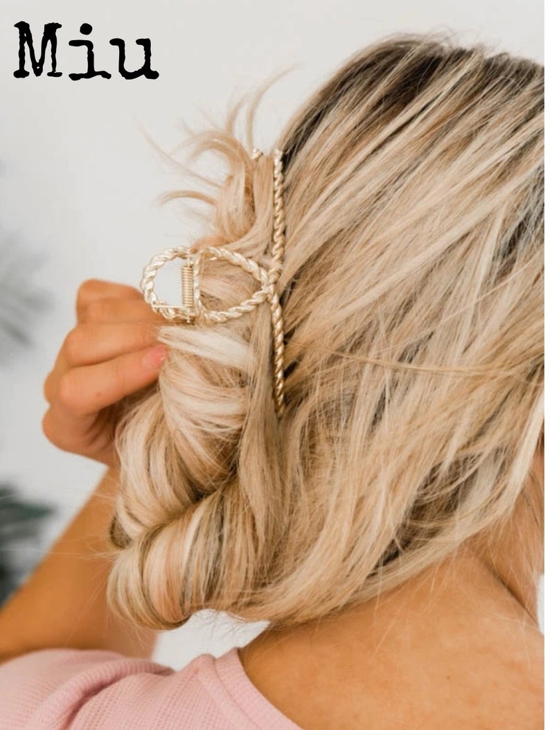 Gold Hair Clips Hair Accessories Metal Hair Clip Hair Pin Etsy