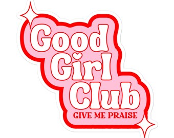 Good Girl Club Kindle Sticker / Smutty Book Sticker / Bookish Sticker / Book Sticker / Good Girl