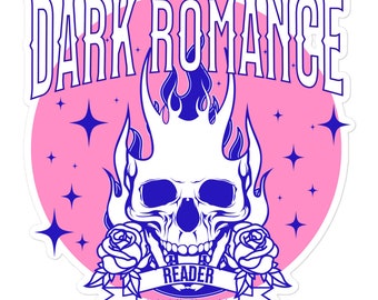 Dark Romance Reader Sticker | Bookish Kindle Sticker | Smutty Book Sticker