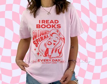 I Read Books Shirt | Bücherwurm Tshirt | Bücherwurm Tee | Comfort Colors Book Shirt