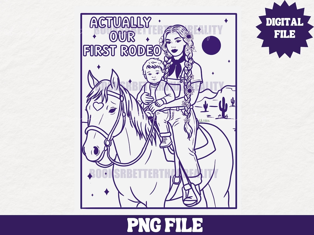 Our First Rodeo Icon Our First Rodeo | PNG Transparent File | Mom Tshirt Design | Cowgirl ...