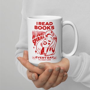 I Read Books Mug | Bookish Mug | Books & Coffee