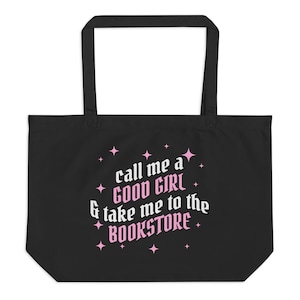 Good Girl Tote | Book Tote | Romance Book Bag | Romance Reader | Bookish Tote | Booktok Bookstagram | Bookworm Tote | Smut