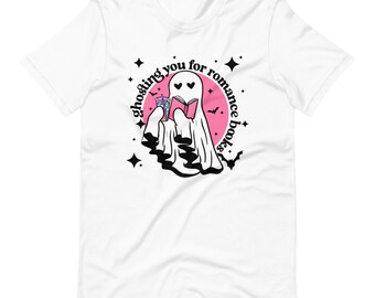 GeisterBuch Shirt | Romanze Bücher Shirt | Halloween Shirt | Bookish Spooky Shirt | Herbst Tshirt | Lehrer Herbst Shirt