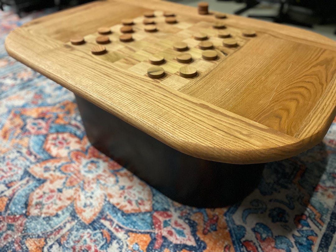 Checkers/chess Table - Etsy
