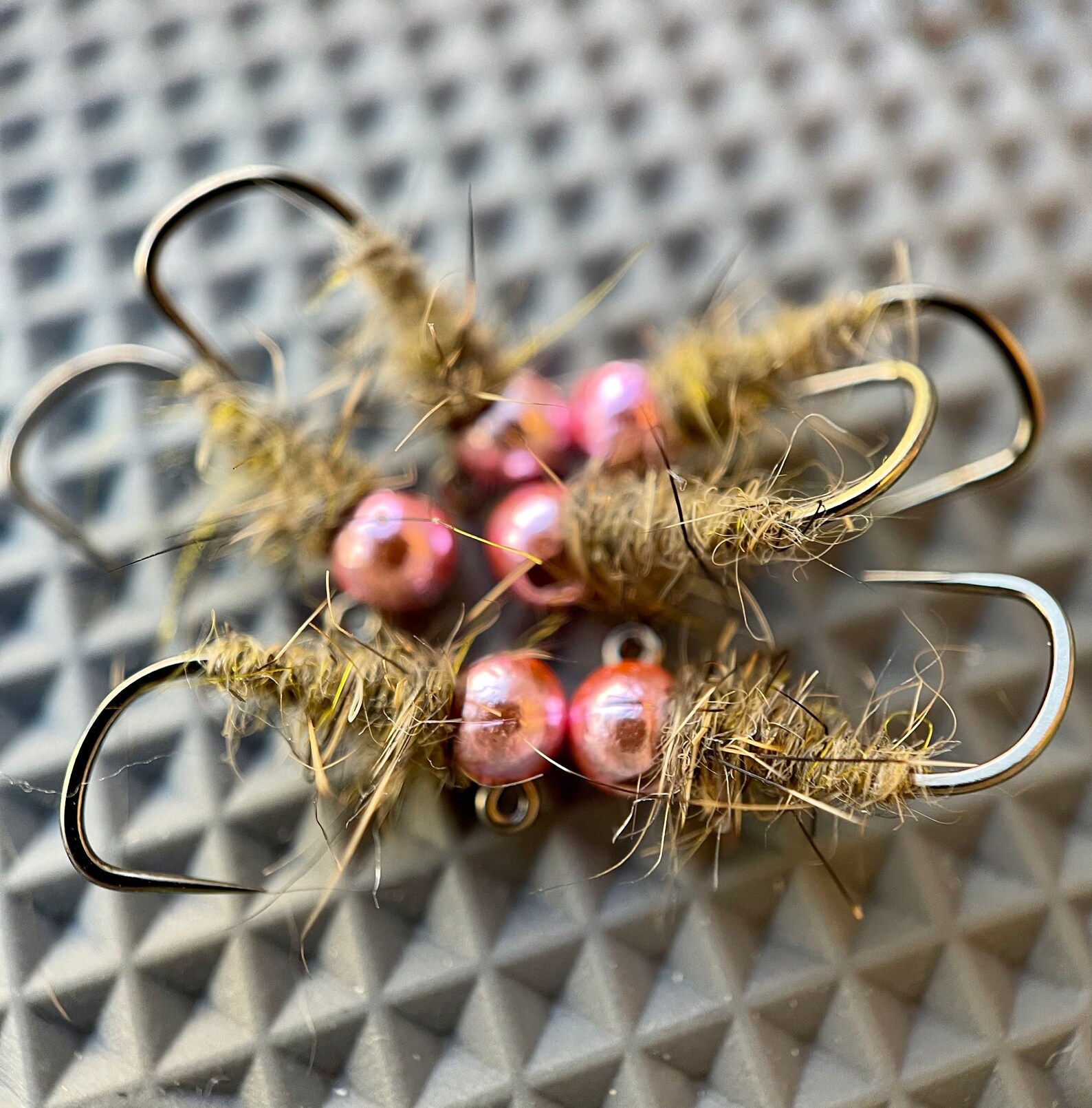 12 Sec Mosche Da Pesca Trote, Adams, Di Ontano E Caenis