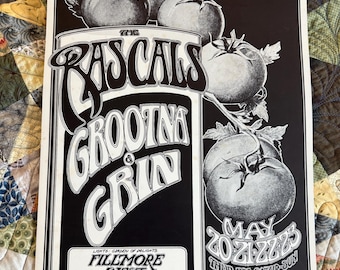 Póster de Fillmore West de Los Granujas