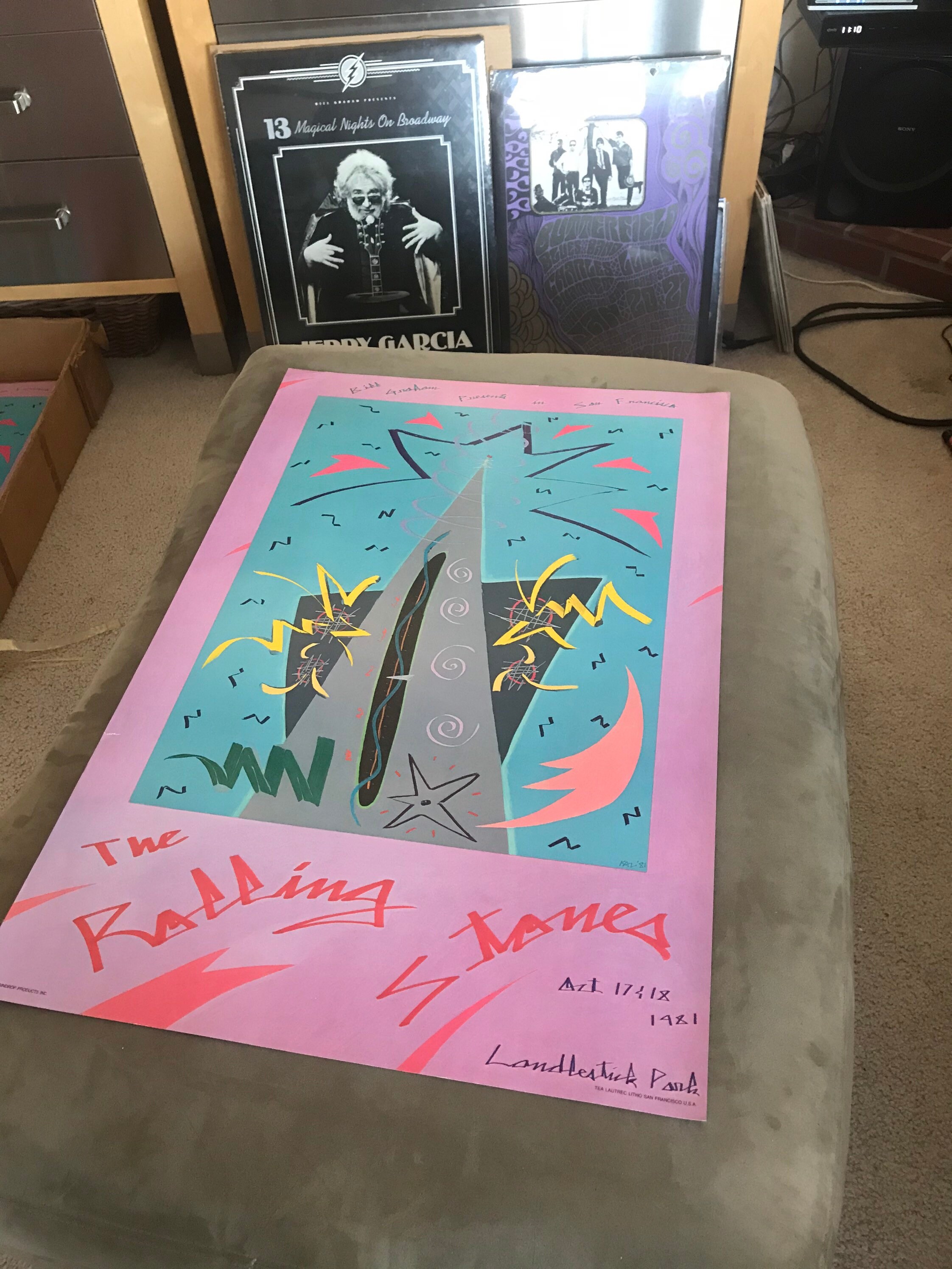 Vintage 1981 The Rolling Stones Sold Out Candlestick Park San Etsy