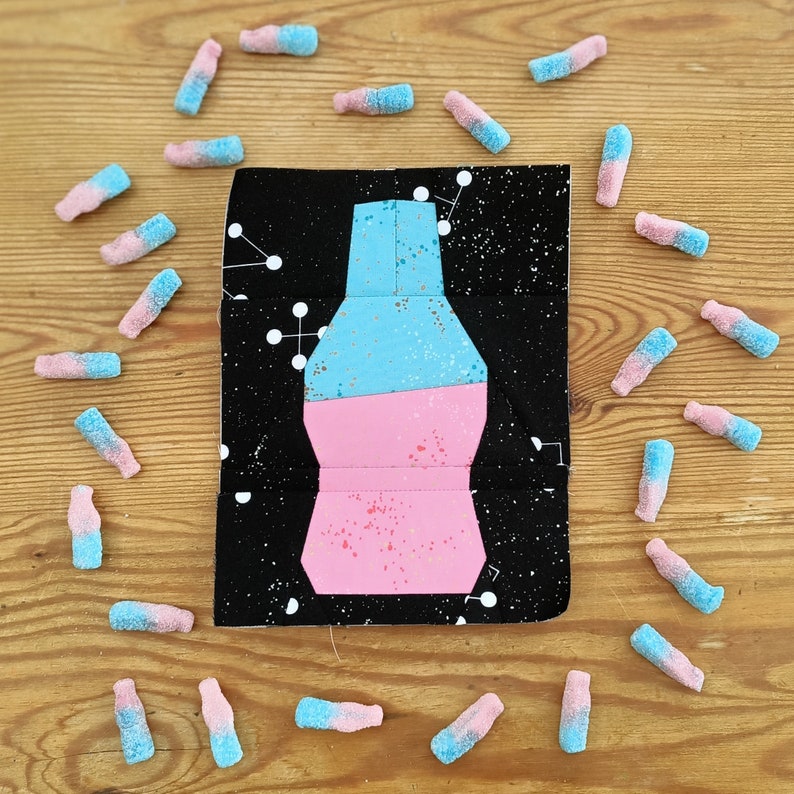 Cola Bottle Block 3 sizes The Jelly Sweet Collection FFP Sewing Pattern
