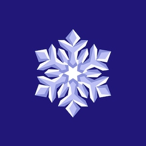 Simple Snowflake FPP Quilt Pattern - 6 Sizes - Plus BONUS 10