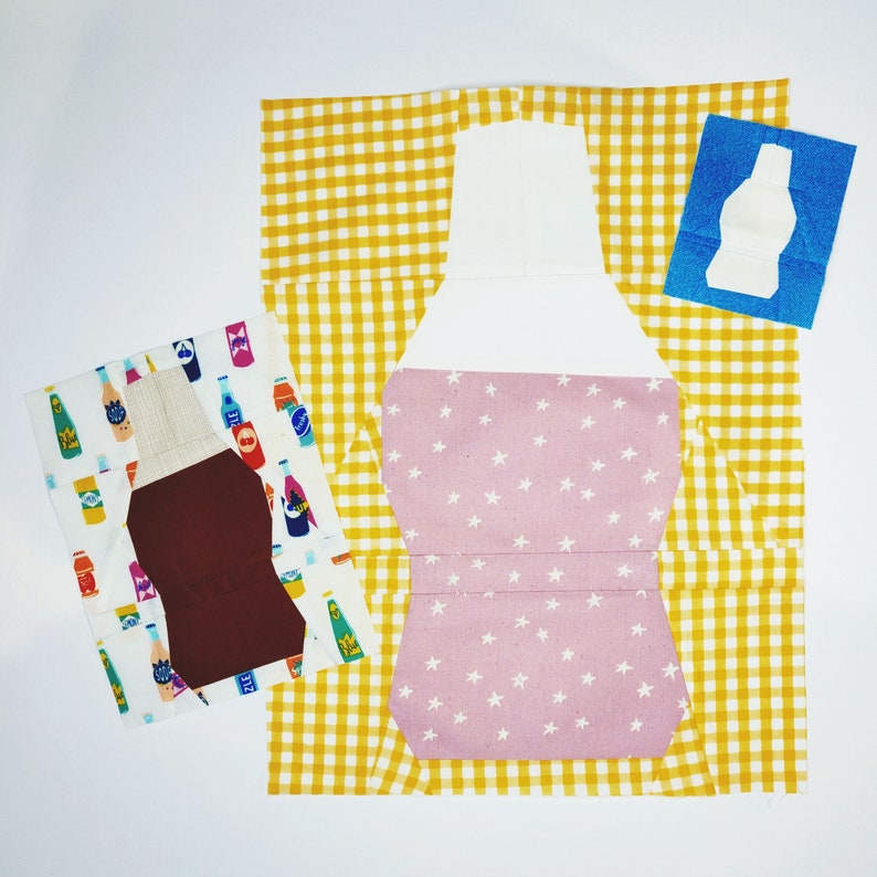 Cola Bottle Block 3 sizes The Jelly Sweet Collection FFP Sewing Pattern