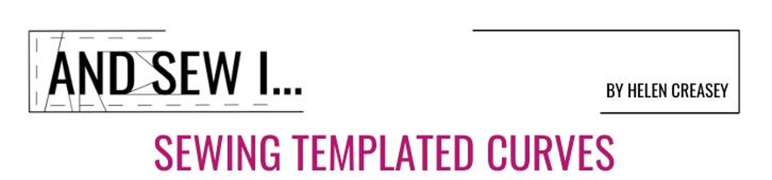 Guide to Sewing Templated Curves - Beginner Friendly - Etsy
