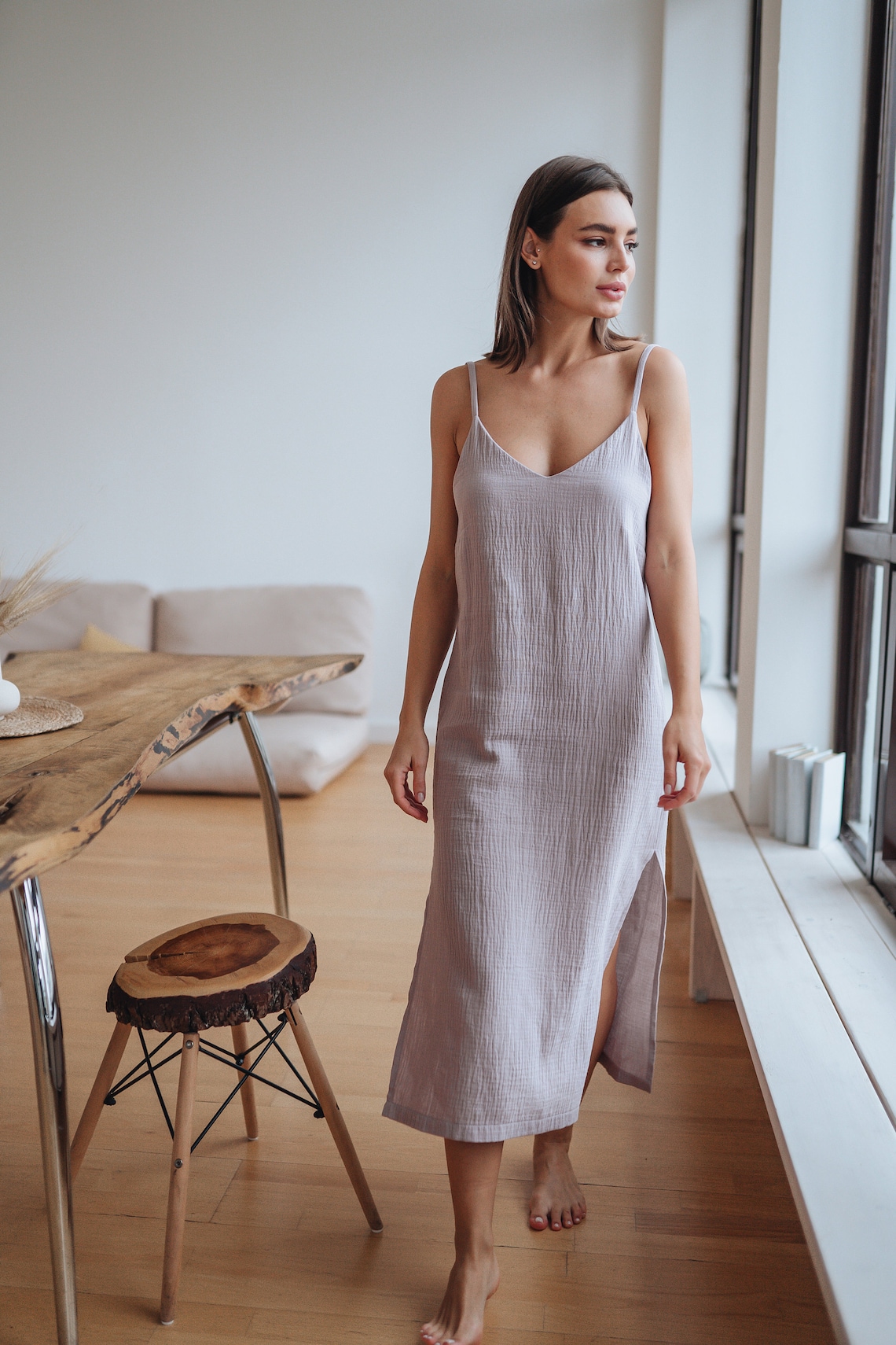 Slip dress Cotton Dress Muslin Dress Gauze dress Cotton Etsy