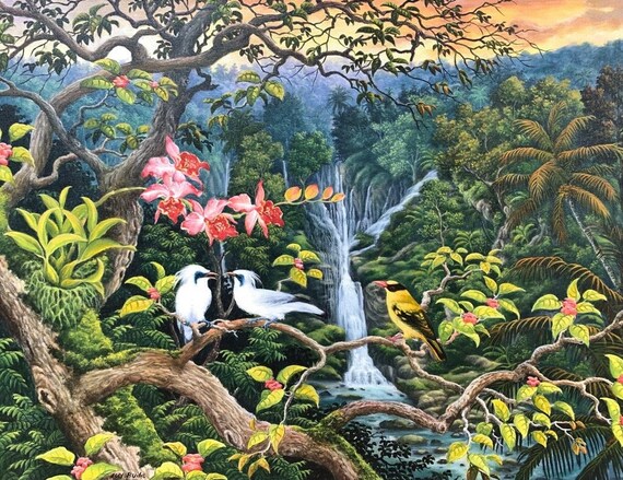 Jungle painting deals