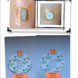 Waterproof clear patch for Libre Freestyle and Dexcom G6 cover