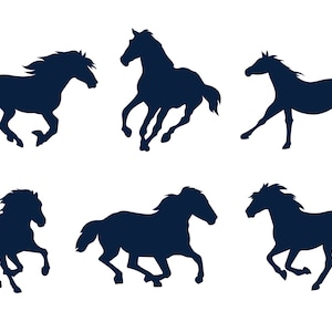 Pferdeshow SVG für Cricut / Pferdesilhouette Vektordateien / 10+ Western Pleasure & Hunt Seat Pferdeschnittdateien zum Basteln / ClipArt